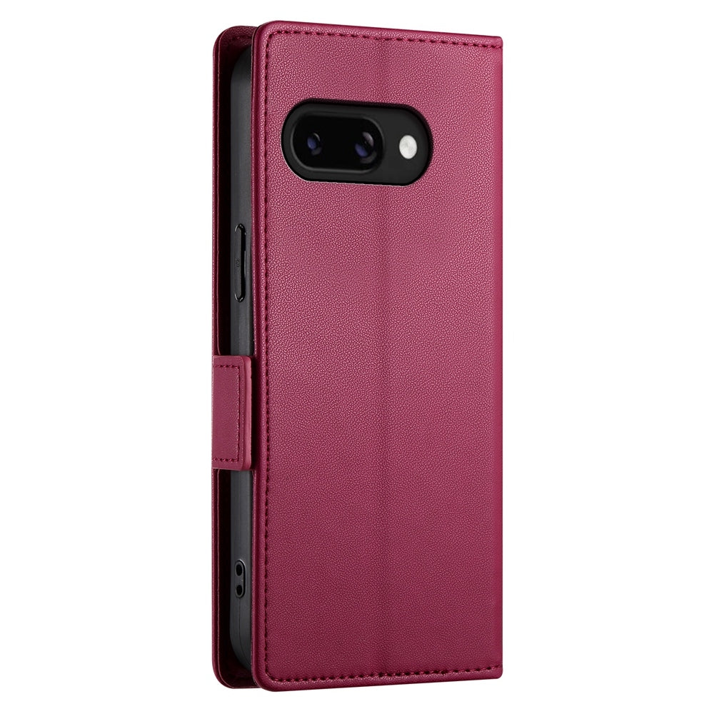 Google Pixel 9a Wallet Case - Luxury Magnetic PU Leather Flip Cover with Card Slots, Stand & Shockproof Protection