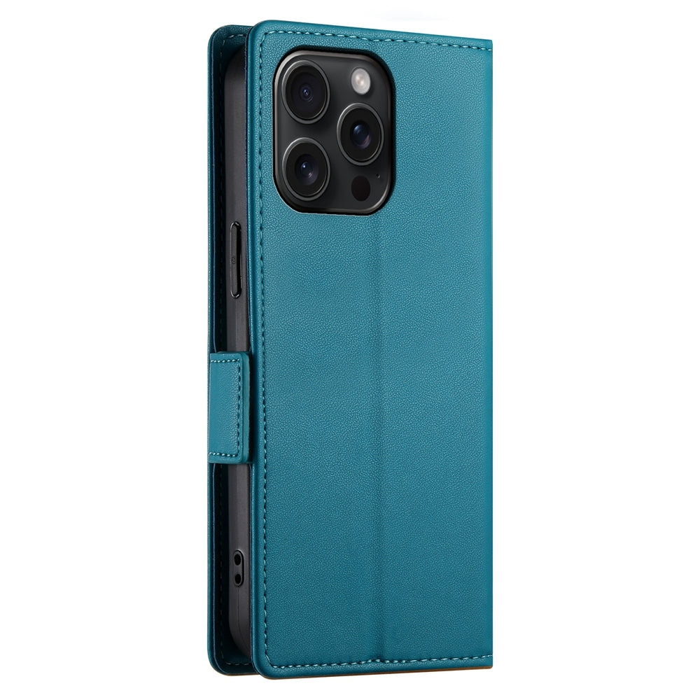 iPhone 15 Pro Max Wallet Case - Luxury Magnetic PU Leather Flip Cover with Card Slots, Stand & Shockproof Protection
