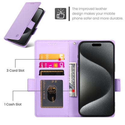 iPhone 15 Pro Max Wallet Case - Luxury Magnetic PU Leather Flip Cover with Card Slots, Stand & Shockproof Protection