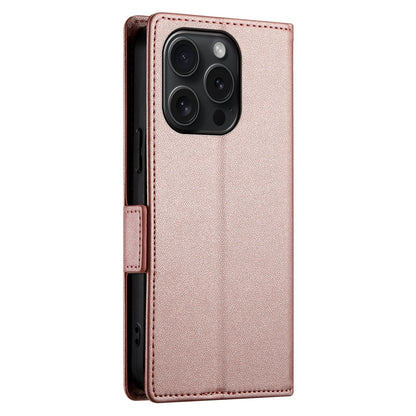 iPhone 15 Pro Wallet Case - Luxury Magnetic PU Leather Flip Cover with Card Slots, Stand & Shockproof Protection