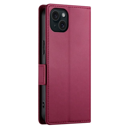 iPhone 15 Plus Wallet Case - Luxury Magnetic PU Leather Flip Cover with Card Slots, Stand & Shockproof Protection