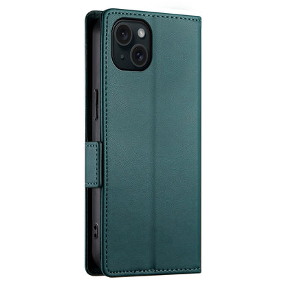 iPhone 15 Plus Wallet Case - Luxury Magnetic PU Leather Flip Cover with Card Slots, Stand & Shockproof Protection