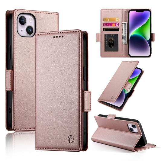 iPhone 14 Plus Wallet Case - Luxury Magnetic PU Leather Flip Cover with Card Slots, Stand & Shockproof Protection