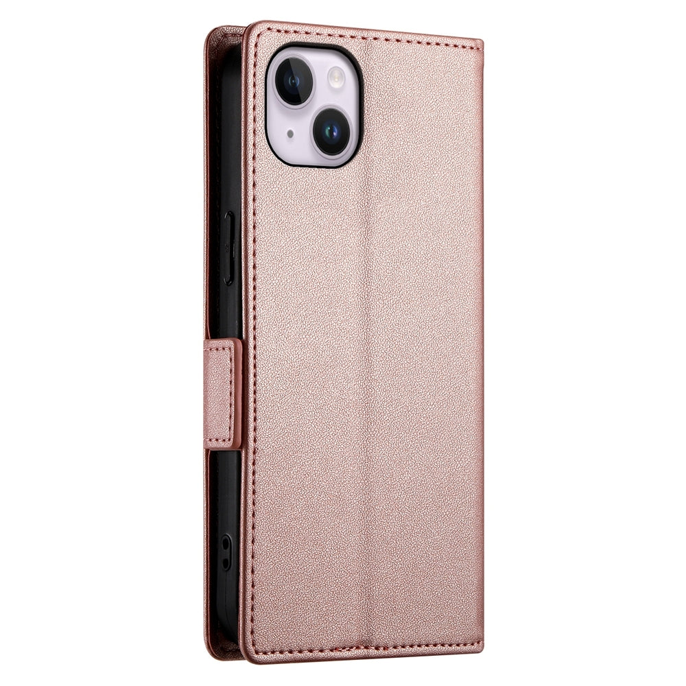 iPhone 14 Plus Wallet Case - Luxury Magnetic PU Leather Flip Cover with Card Slots, Stand & Shockproof Protection