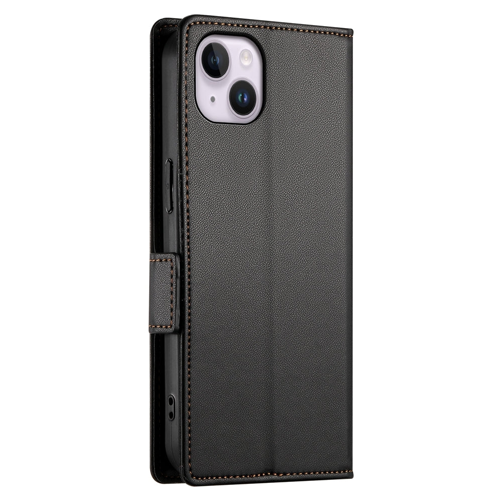 iPhone 14 Plus Wallet Case - Luxury Magnetic PU Leather Flip Cover with Card Slots, Stand & Shockproof Protection
