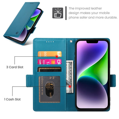 iPhone 14 Plus Wallet Case - Luxury Magnetic PU Leather Flip Cover with Card Slots, Stand & Shockproof Protection