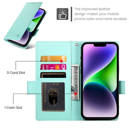 iPhone 14 Plus Wallet Case - Luxury Magnetic PU Leather Flip Cover with Card Slots, Stand & Shockproof Protection