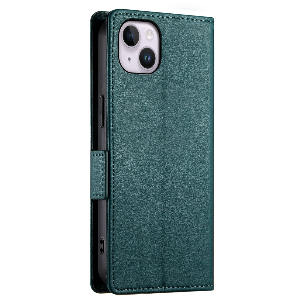 iPhone 14 Plus Wallet Case - Luxury Magnetic PU Leather Flip Cover with Card Slots, Stand & Shockproof Protection