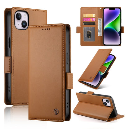 iPhone 14 Plus Wallet Case - Luxury Magnetic PU Leather Flip Cover with Card Slots, Stand & Shockproof Protection