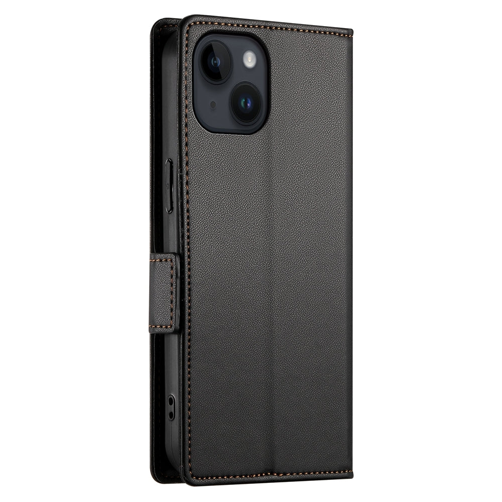 iPhone 14 Wallet Case - Luxury Magnetic PU Leather Flip Cover with Card Slots, Stand & Shockproof Protection