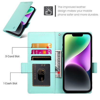iPhone 14 Wallet Case - Luxury Magnetic PU Leather Flip Cover with Card Slots, Stand & Shockproof Protection
