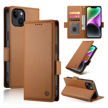 iPhone 14 Wallet Case - Luxury Magnetic PU Leather Flip Cover with Card Slots, Stand & Shockproof Protection