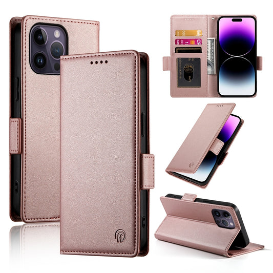 iPhone 14 Pro Max Wallet Case - Luxury Magnetic PU Leather Flip Cover with Card Slots, Stand & Shockproof Protection