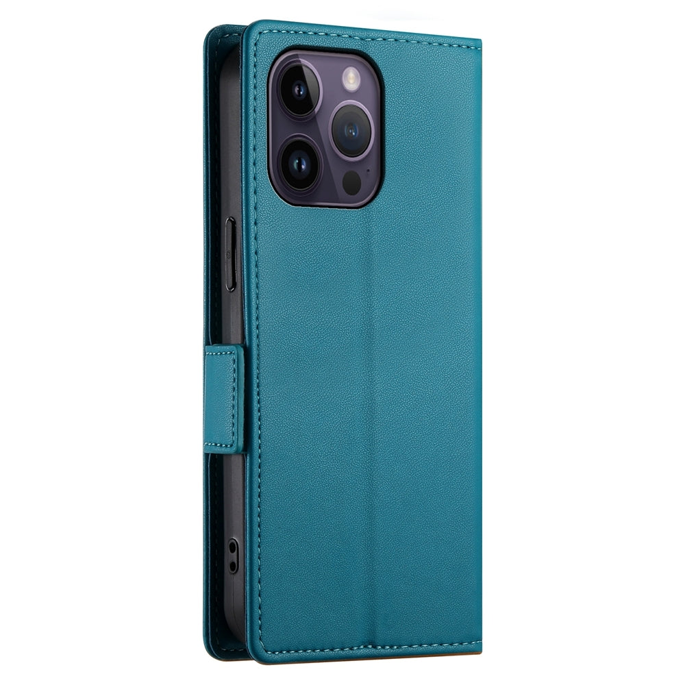 iPhone 14 Pro Max Wallet Case - Luxury Magnetic PU Leather Flip Cover with Card Slots, Stand & Shockproof Protection