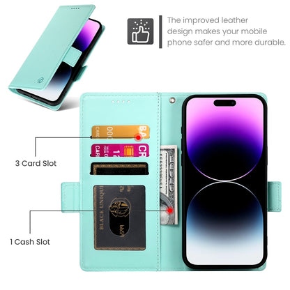iPhone 14 Pro Max Wallet Case - Luxury Magnetic PU Leather Flip Cover with Card Slots, Stand & Shockproof Protection