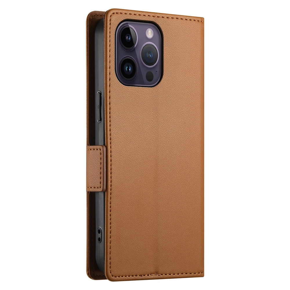 iPhone 14 Pro Max Wallet Case - Luxury Magnetic PU Leather Flip Cover with Card Slots, Stand & Shockproof Protection
