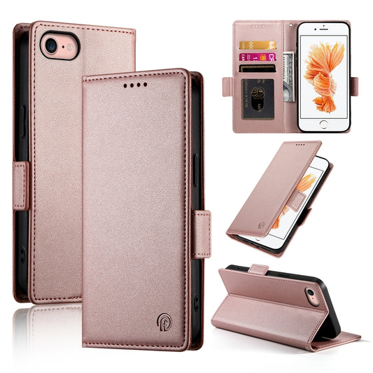 iPhone 8 Wallet Case - Luxury Magnetic PU Leather Flip Cover with Card Slots, Stand & Shockproof Protection