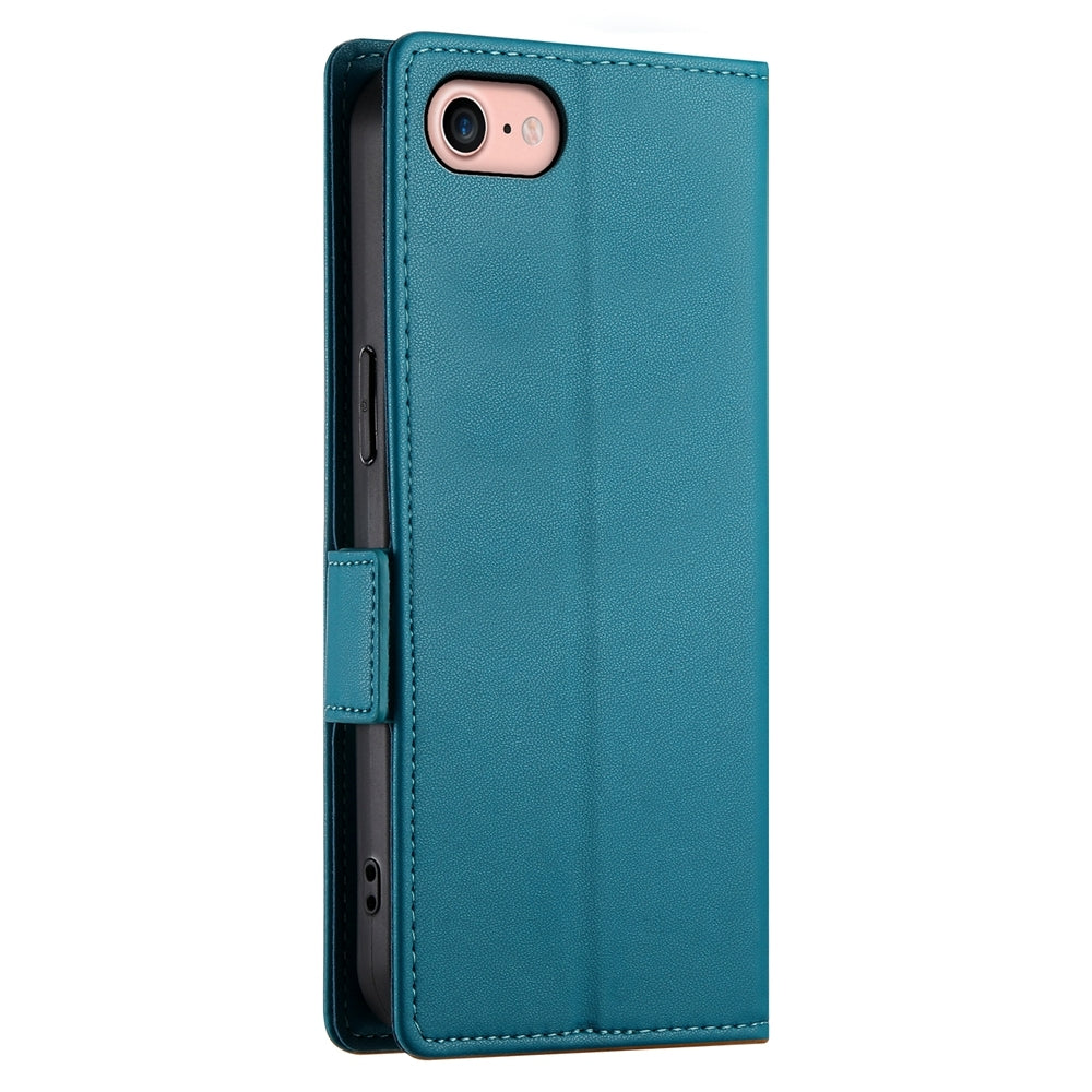 iPhone 8 Wallet Case - Luxury Magnetic PU Leather Flip Cover with Card Slots, Stand & Shockproof Protection