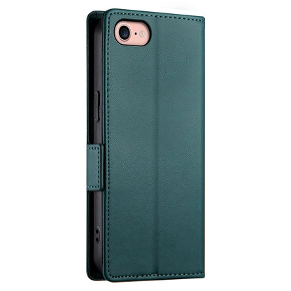 iPhone SE 2022 Wallet Case - Luxury Magnetic PU Leather Flip Cover with Card Slots, Stand & Shockproof Protection