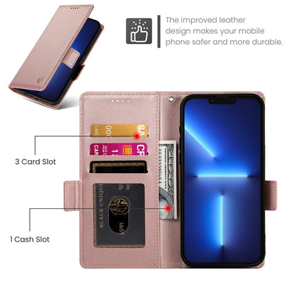 iPhone 13 Pro Max Wallet Case - Luxury Magnetic PU Leather Flip Cover with Card Slots, Stand & Shockproof Protection