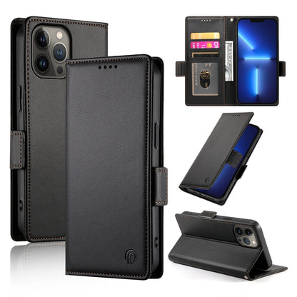 iPhone 13 Pro Max Wallet Case - Luxury Magnetic PU Leather Flip Cover with Card Slots, Stand & Shockproof Protection