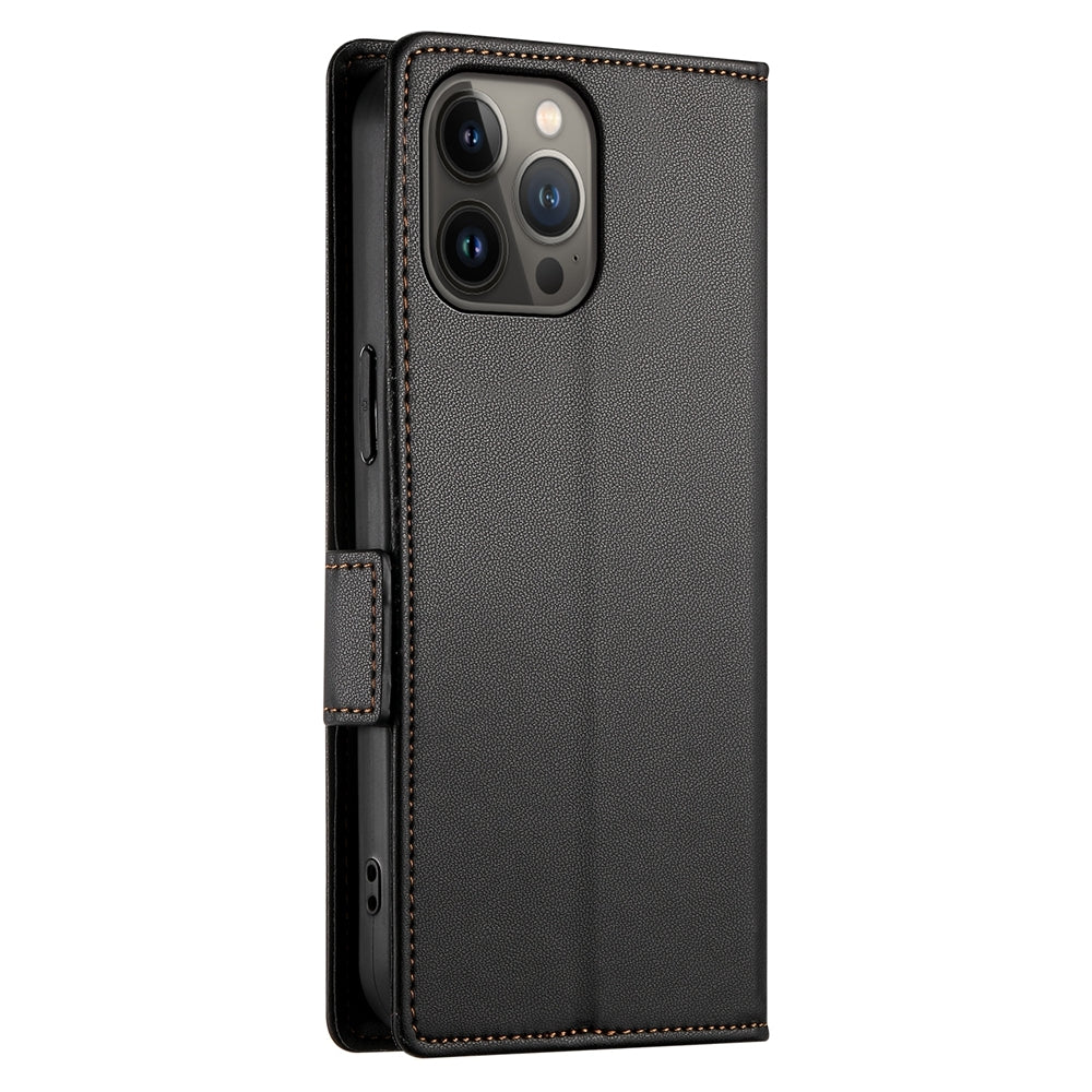 iPhone 13 Pro Max Wallet Case - Luxury Magnetic PU Leather Flip Cover with Card Slots, Stand & Shockproof Protection