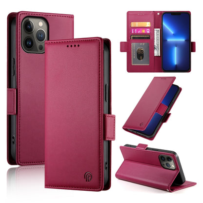 iPhone 13 Pro Max Wallet Case - Luxury Magnetic PU Leather Flip Cover with Card Slots, Stand & Shockproof Protection