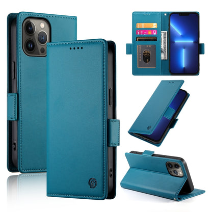 iPhone 13 Pro Max Wallet Case - Luxury Magnetic PU Leather Flip Cover with Card Slots, Stand & Shockproof Protection