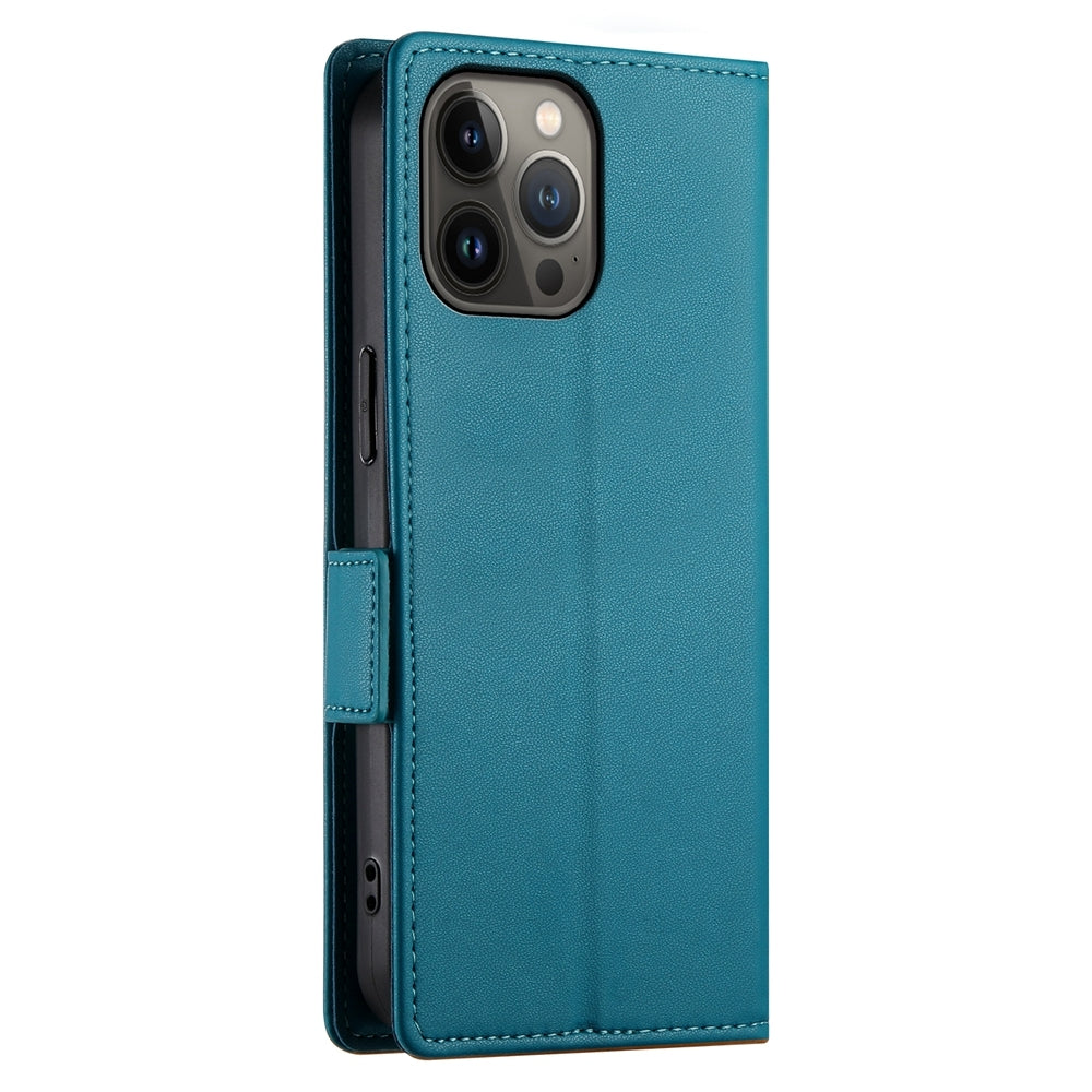iPhone 13 Pro Max Wallet Case - Luxury Magnetic PU Leather Flip Cover with Card Slots, Stand & Shockproof Protection