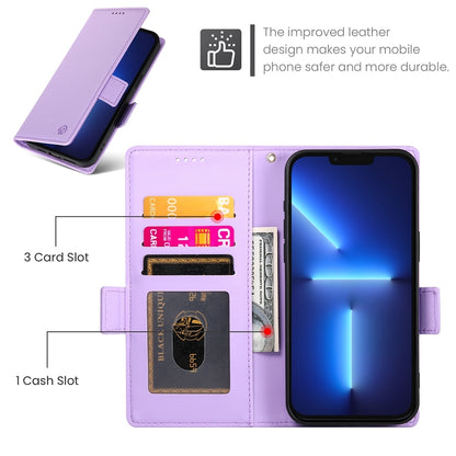 iPhone 13 Pro Max Wallet Case - Luxury Magnetic PU Leather Flip Cover with Card Slots, Stand & Shockproof Protection