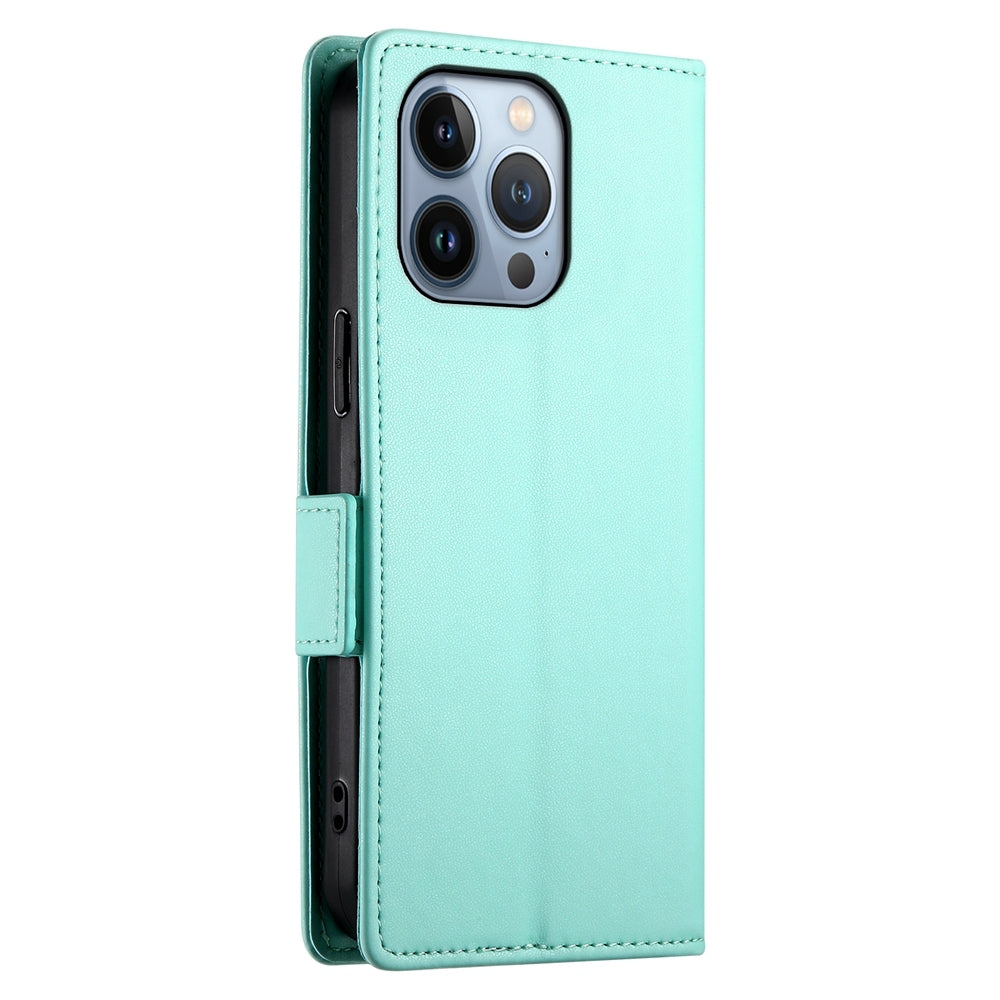 iPhone 13 Pro Wallet Case - Luxury Magnetic PU Leather Flip Cover with Card Slots, Stand & Shockproof Protection