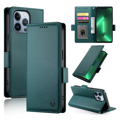 iPhone 13 Pro Wallet Case - Luxury Magnetic PU Leather Flip Cover with Card Slots, Stand & Shockproof Protection