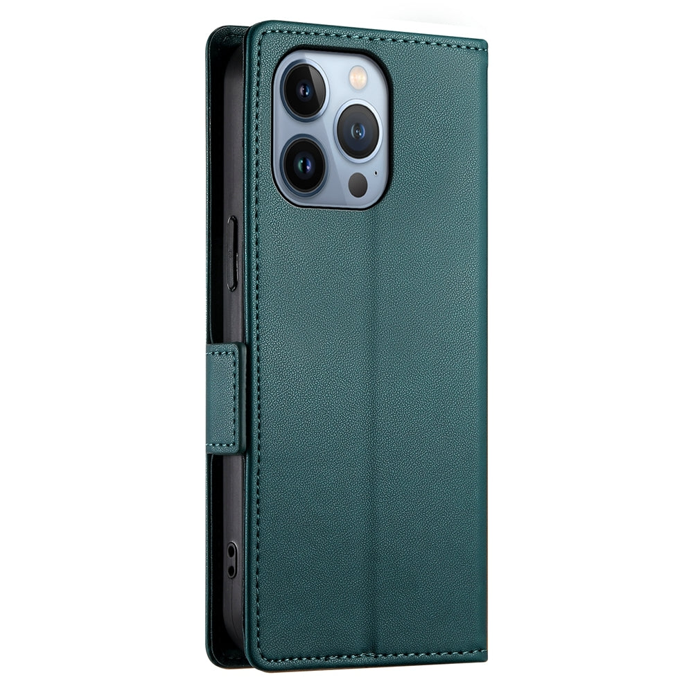iPhone 13 Pro Wallet Case - Luxury Magnetic PU Leather Flip Cover with Card Slots, Stand & Shockproof Protection