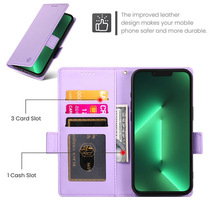 iPhone 13 Pro Wallet Case - Luxury Magnetic PU Leather Flip Cover with Card Slots, Stand & Shockproof Protection