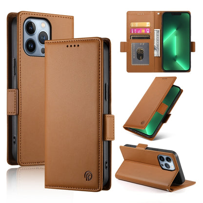 iPhone 13 Pro Wallet Case - Luxury Magnetic PU Leather Flip Cover with Card Slots, Stand & Shockproof Protection