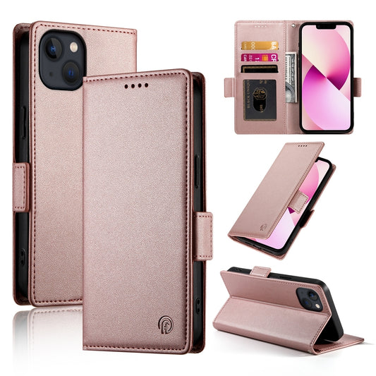 iPhone 13 Wallet Case - Luxury Magnetic PU Leather Flip Cover with Card Slots, Stand & Shockproof Protection