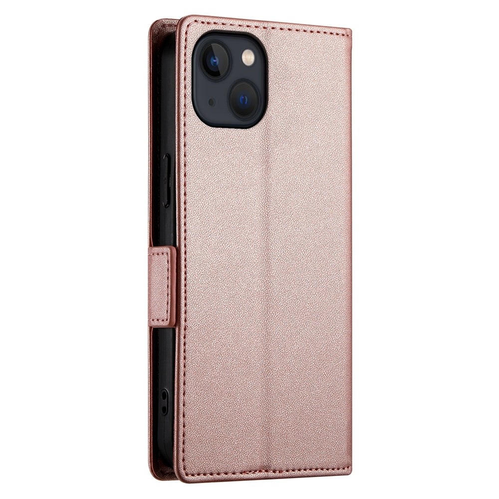 iPhone 13 Wallet Case - Luxury Magnetic PU Leather Flip Cover with Card Slots, Stand & Shockproof Protection
