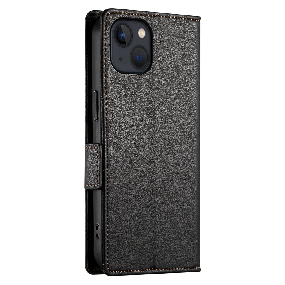 iPhone 13 Wallet Case - Luxury Magnetic PU Leather Flip Cover with Card Slots, Stand & Shockproof Protection