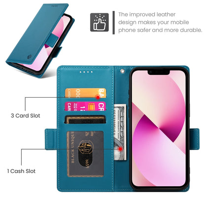 iPhone 13 Wallet Case - Luxury Magnetic PU Leather Flip Cover with Card Slots, Stand & Shockproof Protection