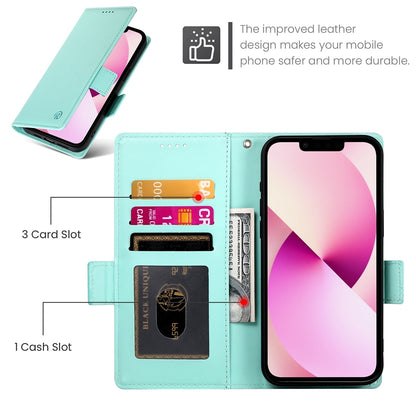 iPhone 13 Wallet Case - Luxury Magnetic PU Leather Flip Cover with Card Slots, Stand & Shockproof Protection