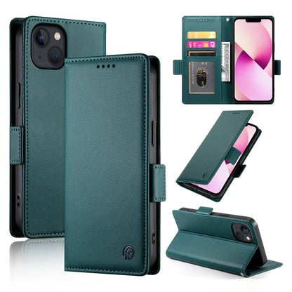 iPhone 13 Wallet Case - Luxury Magnetic PU Leather Flip Cover with Card Slots, Stand & Shockproof Protection