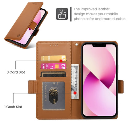 iPhone 13 Wallet Case - Luxury Magnetic PU Leather Flip Cover with Card Slots, Stand & Shockproof Protection