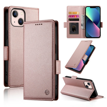iPhone 13 mini Wallet Case - Luxury Magnetic PU Leather Flip Cover with Card Slots, Stand & Shockproof Protection