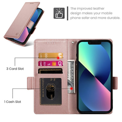 iPhone 13 mini Wallet Case - Luxury Magnetic PU Leather Flip Cover with Card Slots, Stand & Shockproof Protection