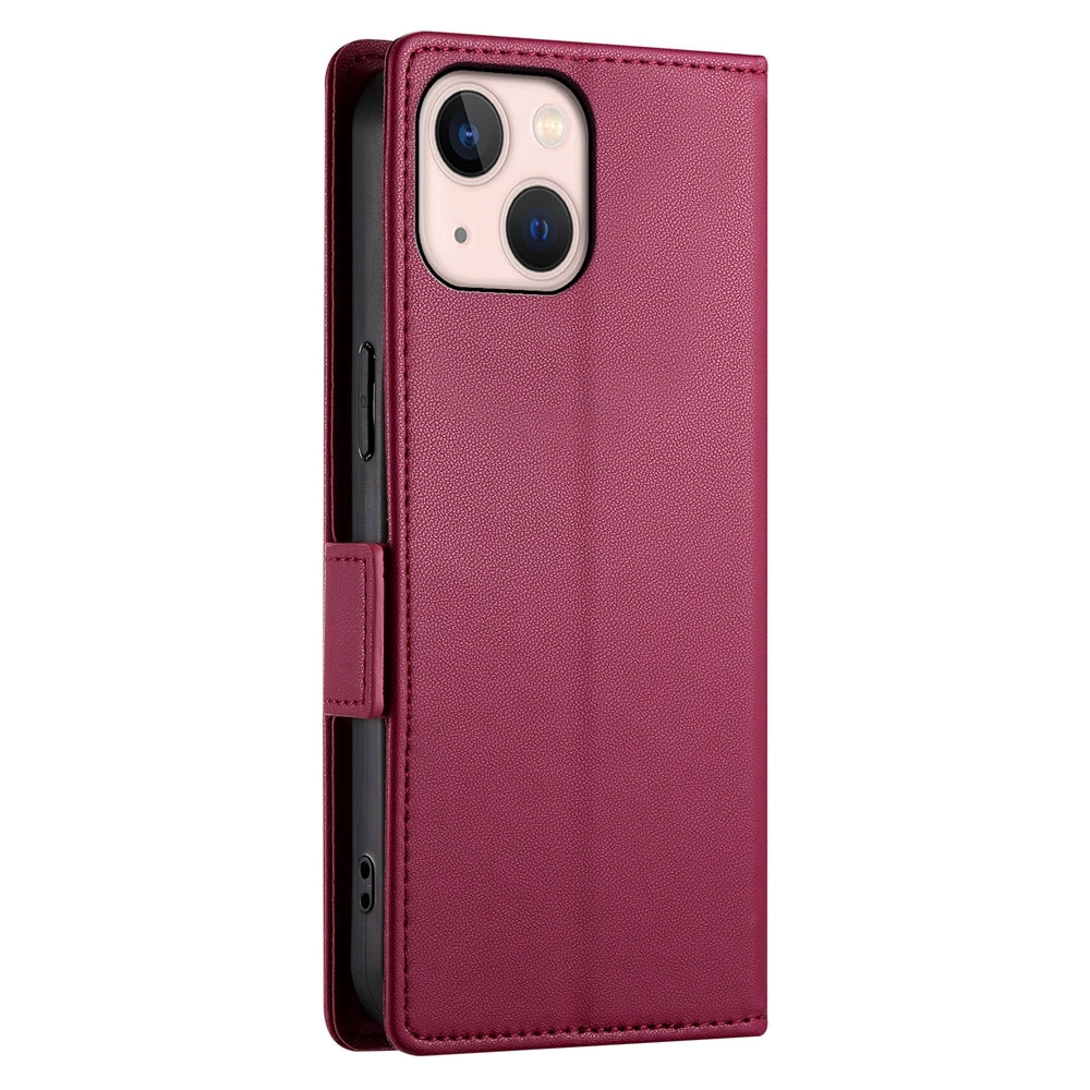 iPhone 13 mini Wallet Case - Luxury Magnetic PU Leather Flip Cover with Card Slots, Stand & Shockproof Protection