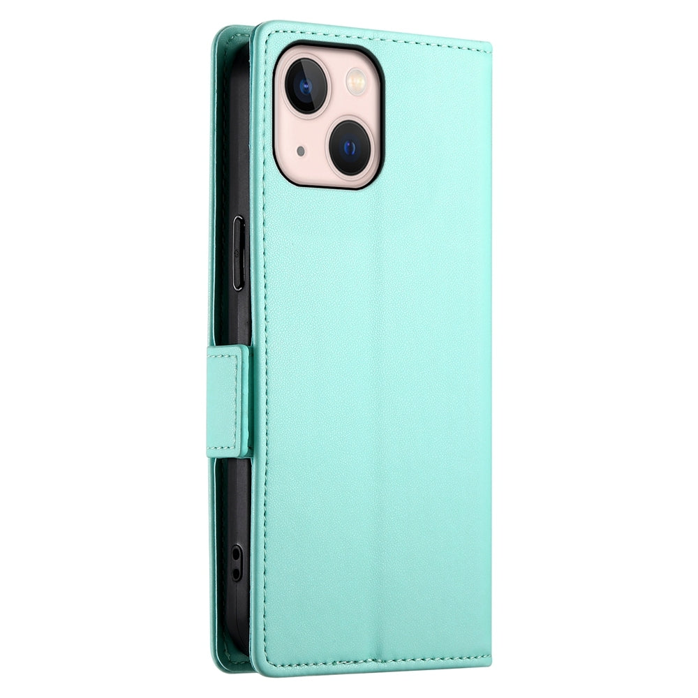 iPhone 13 mini Wallet Case - Luxury Magnetic PU Leather Flip Cover with Card Slots, Stand & Shockproof Protection