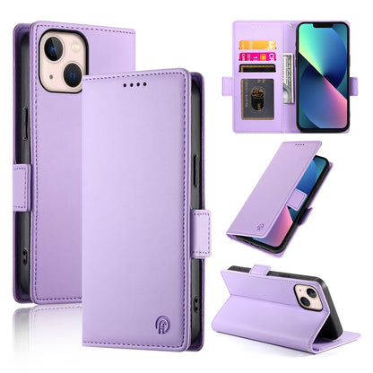 iPhone 13 mini Wallet Case - Luxury Magnetic PU Leather Flip Cover with Card Slots, Stand & Shockproof Protection