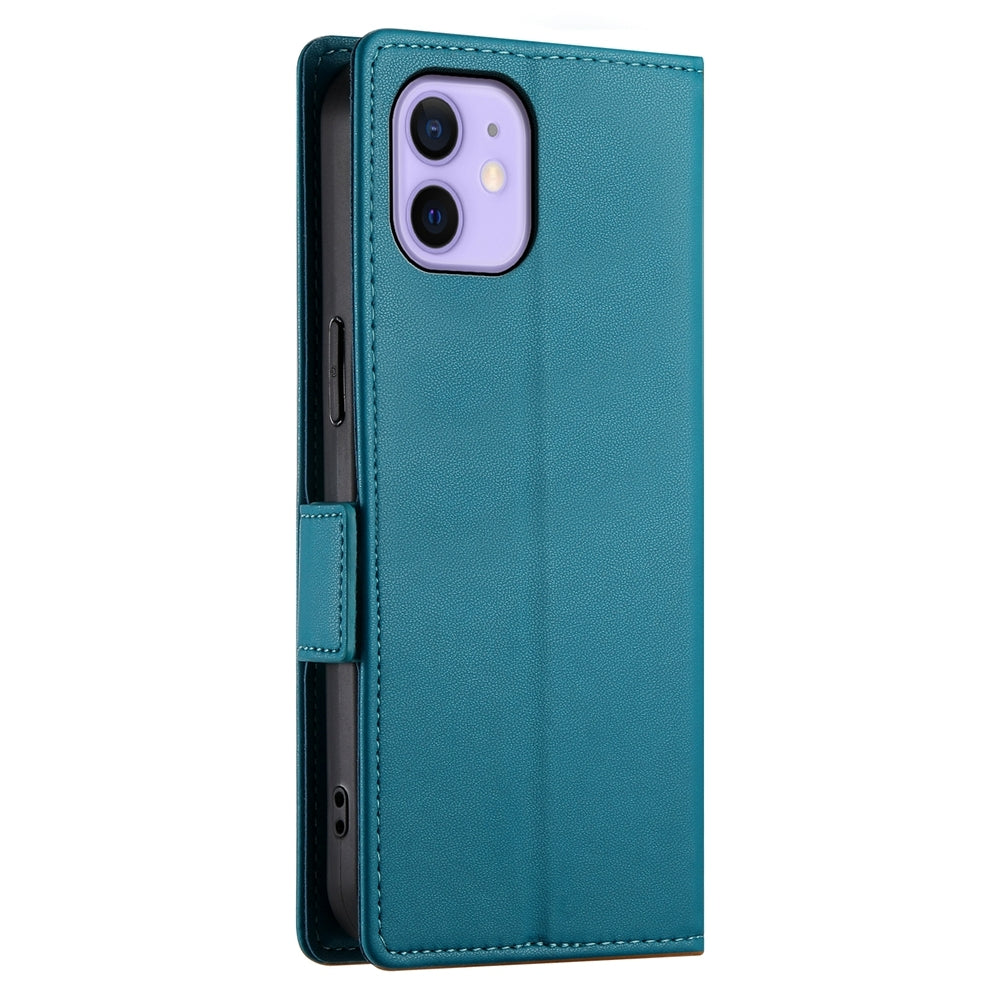 iPhone 12/12 Pro Wallet Case - Luxury Magnetic PU Leather Flip Cover with Card Slots, Stand & Shockproof Protection