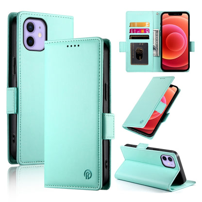 iPhone 12/12 Pro Wallet Case - Luxury Magnetic PU Leather Flip Cover with Card Slots, Stand & Shockproof Protection