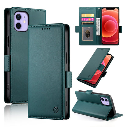iPhone 12/12 Pro Wallet Case - Luxury Magnetic PU Leather Flip Cover with Card Slots, Stand & Shockproof Protection